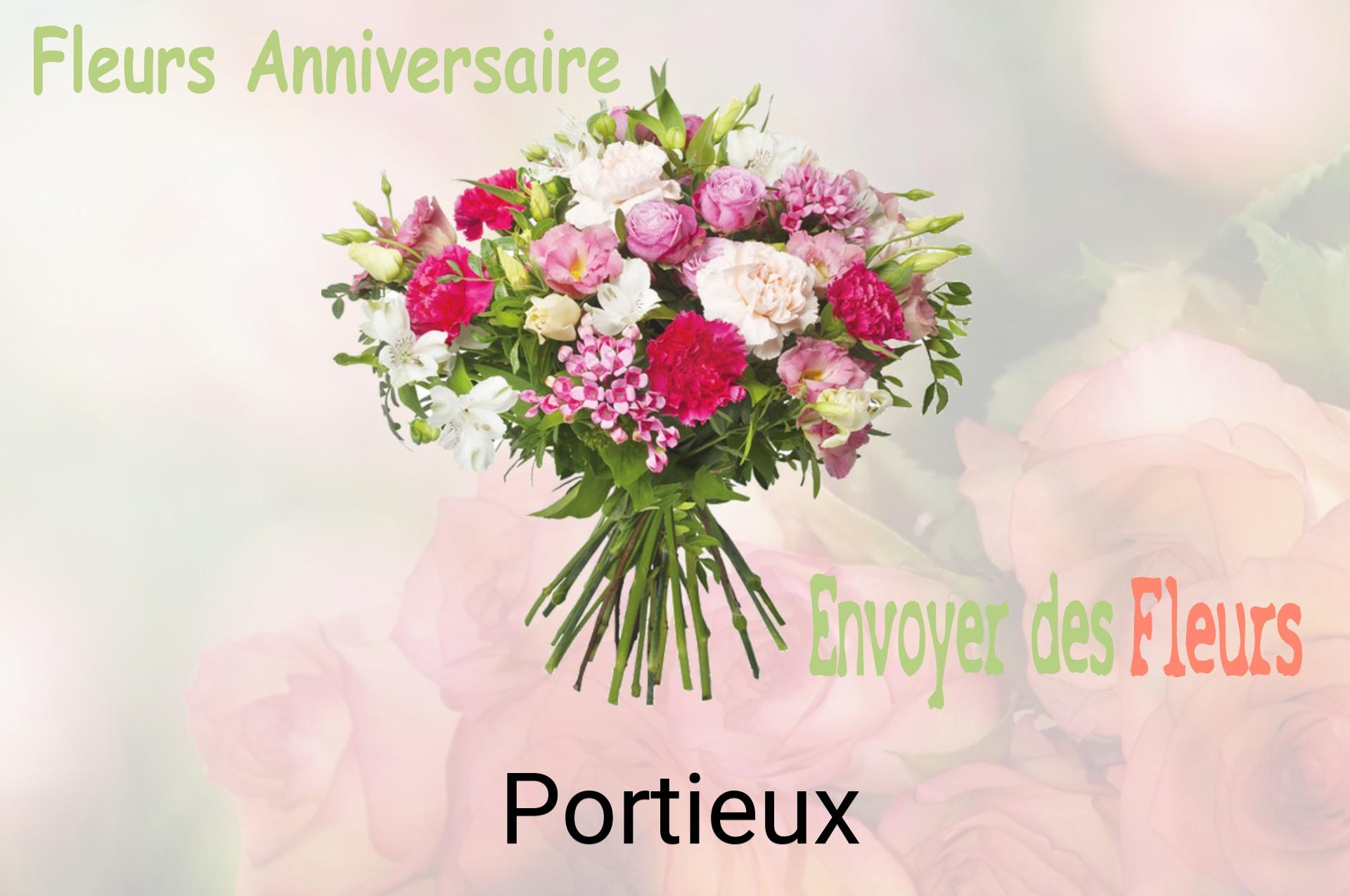 Bouquet de fleurs d’anniversaire livré à Portieux